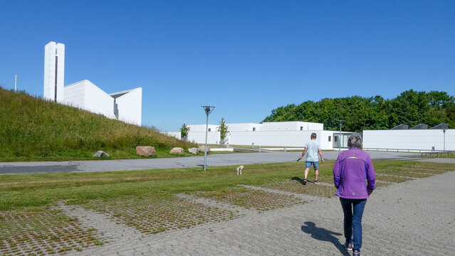 Out for a walk with the dog in Randers - Denmark