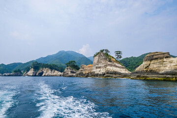 日本の静岡県西伊豆の堂ヶ島
