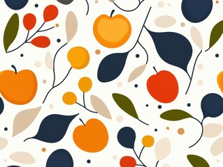 Autumn fruit pattern