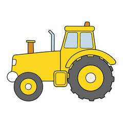 Yellow tractors are powerful farming machines known for their bright color, durability, and efficiency in plowing, planting, and harvesting crops across diverse terrains.
