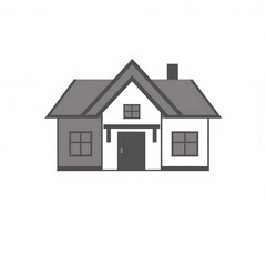 house icon isolated on white