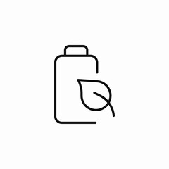 battery eco friendly icon sign vector