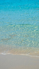 Biderosa Beach - Nuoro - Sardinia - Italy - Very fine sandy beach gently sloping into a sea of crystal clear water