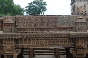 Ancient stone building in Delhi India, a historical architectural marvel