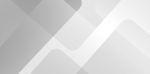 Modern luxury pattern of geometric white and gray color background, Elegant abstract background with grey lines with shadow. white paper transparent material in triangle technology and square shape