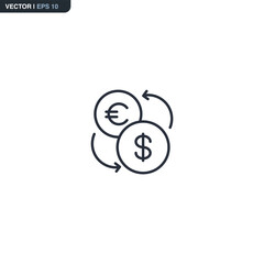 Currency exchange icon