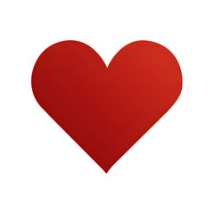 red heart icon, love symbol, clip art, png illustration