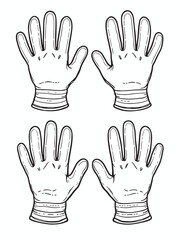 rubber gloves 