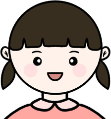 미소짓는 여자아이