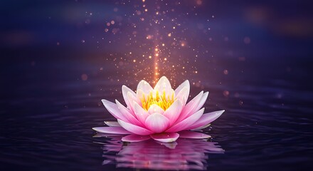 Serene Lotus Flower on Water