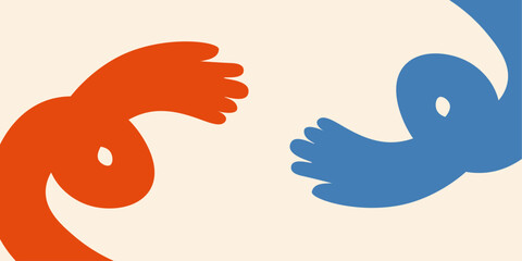 Abstract retro banner, background