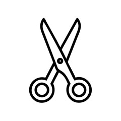 Scissors Icon for Creativity and Crafting Topics