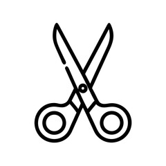 Scissors Icon for Creativity and Crafting Topics
