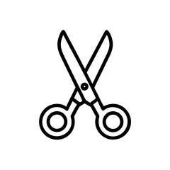 Scissors Icon for Creativity and Crafting Topics