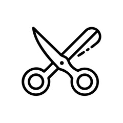 Scissors Icon for Creativity and Crafting Topics