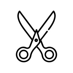 Scissors Icon for Creativity and Crafting Topics
