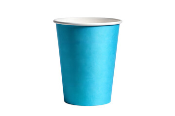 Blue Paper Drinking Cup for Hot and Cold Beverages