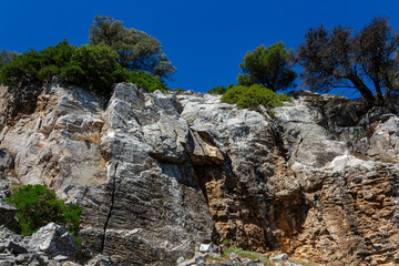 Rocks in the mountains