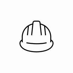 safety hard hat helmet icon sign vector