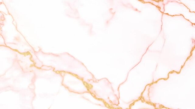 Abstract marble texture with blush pink and gold veins
