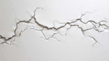 Cracked earth texture with contrasting browns and whites. Neural network AI generated