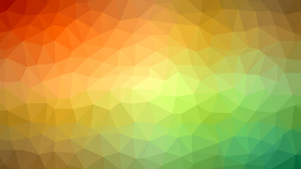 Triangular gradient background blending mango yellow and green hues