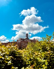  Siena, Italy. Aerial view of the historic city center.