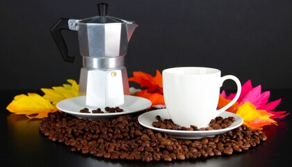 cup of coffee with chocolate