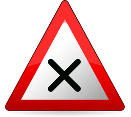 Priority to the right,Warning...