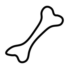 Obraz premium Tibia Vector Line Icon Design