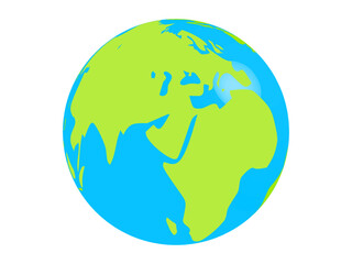 地球のアイコンイラスト素材