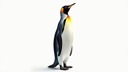 Obraz premium penguin on white background
