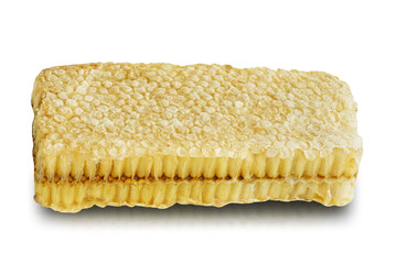 Details of the honeycomb and larvaeDetails of the honeycomb and larvae