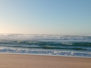 beach at sunrise