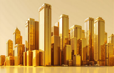 Golden Urban Architecture Complex