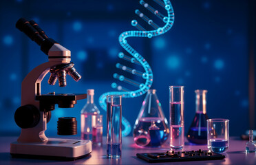 Lab Scientific Instruments and DNA
