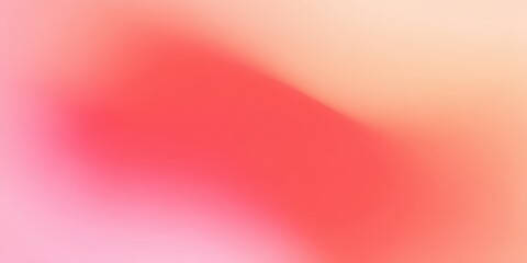 Color gradient background, abstract pastel rainbow. Light red peach orange pink and yellow coral color banner gradation texture, vector pink noise texture blur abstract background