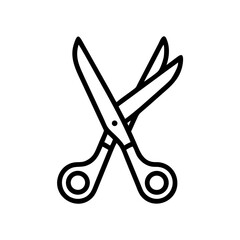 Scissors Icon for Creativity and Crafting Topics