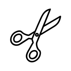 Scissors Icon for Creativity and Crafting Topics