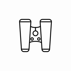 binoculars optical icon sign vector