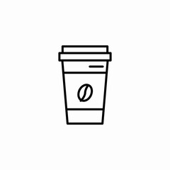coffee cup icon sign vector
