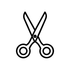 Scissors Icon for Creativity and Crafting Topics