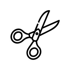 Scissors Icon for Creativity and Crafting Topics