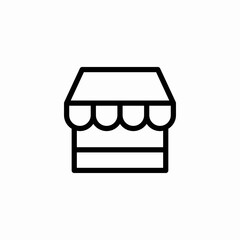 store shop icon icon sign vector