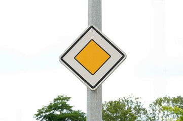 Road signs. Metal road signs. Road safety. Road safety rules