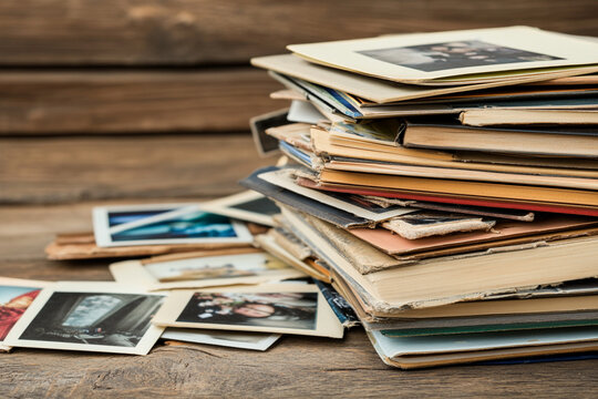 Old album filled with cherished memories and nostalgic moments
