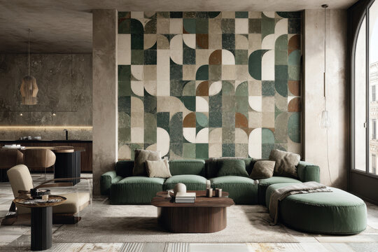 discover emerging trends in interior design for  showcasing revival of forgotten art styles with retro design