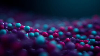 Mystical microcosm of vivid candy spheres, technicolor dreamscape, a fantastical tribute to Obon Festival and La Tomatina spirit