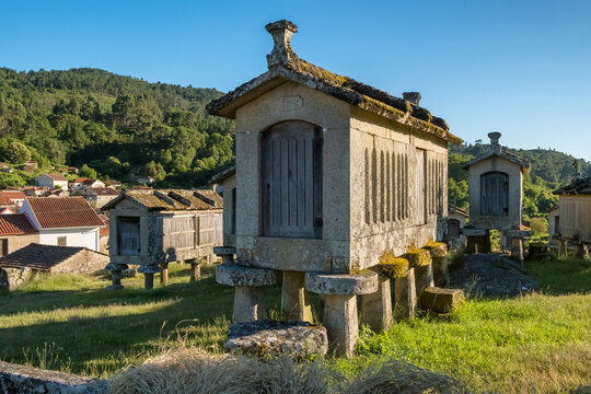 Traditional Granaries of Lindoso in Portugal