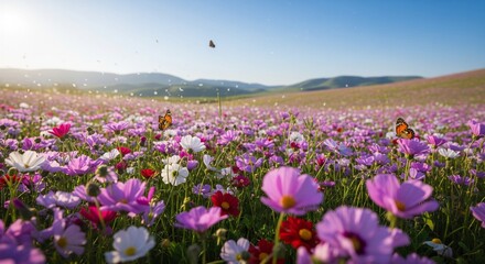 Obraz premium field of flowers